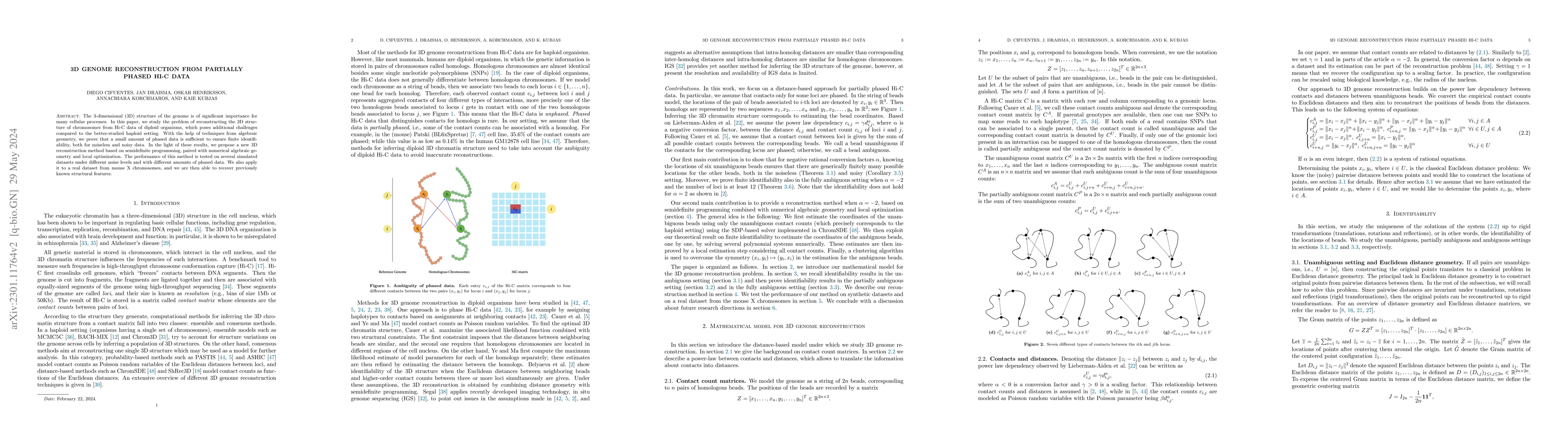 Thumbnail for 3D genome reconstruction from partially phased Hi-C data