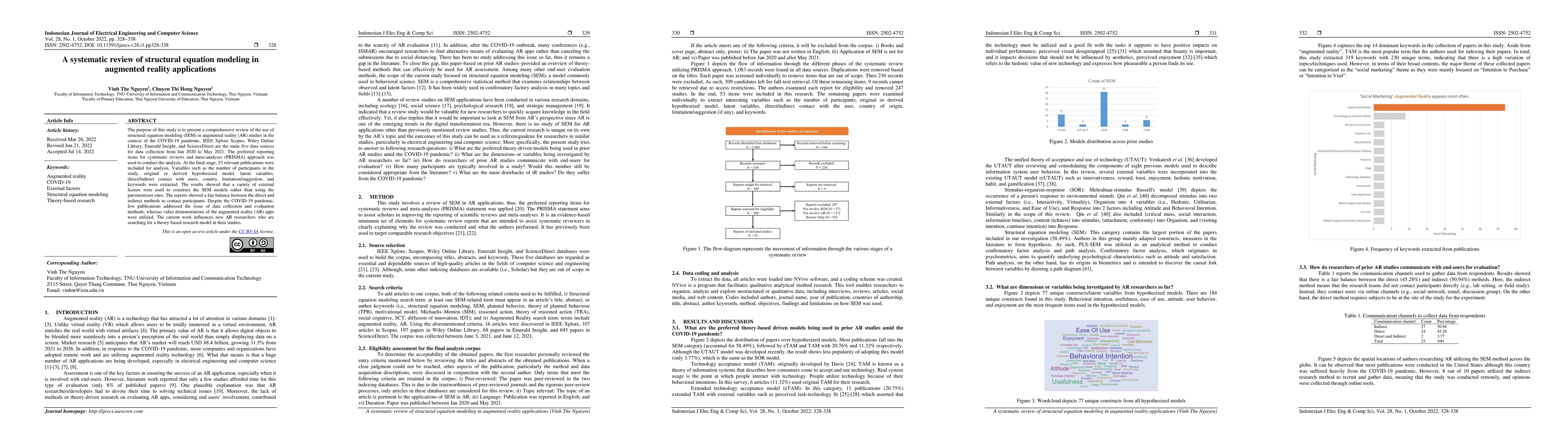 Thumbnail for A systematic review of structural equation modeling in augmented reality
  applications