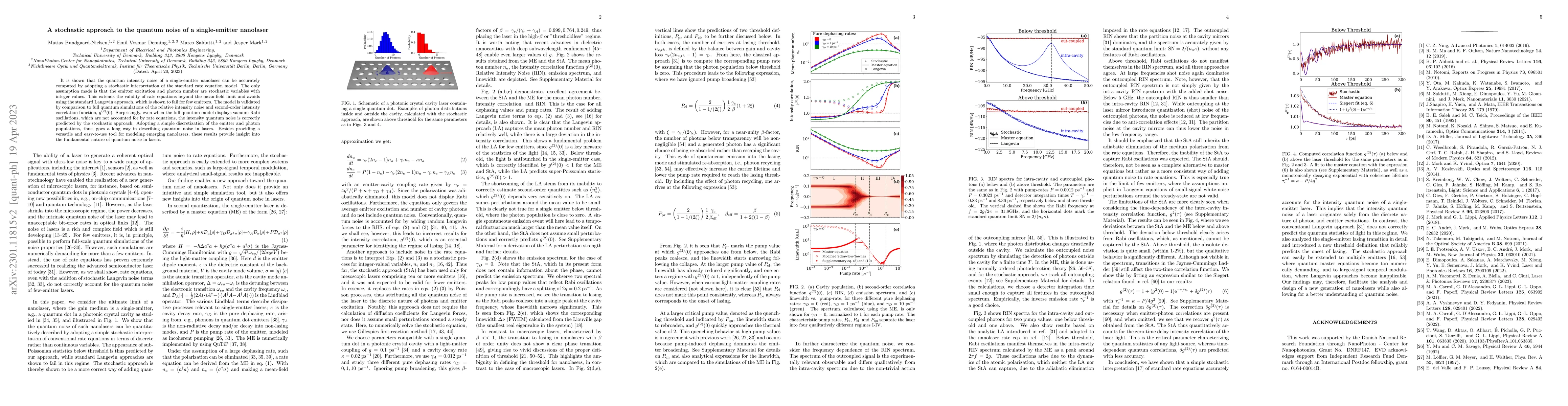 Thumbnail for A stochastic approach to the quantum noise of a single-emitter nanolaser