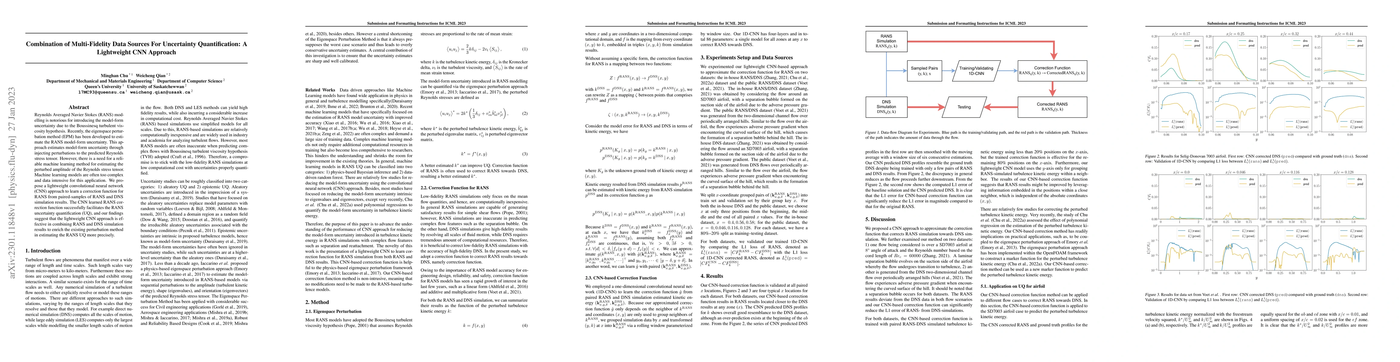 Thumbnail for Combination of Multi-Fidelity Data Sources For Uncertainty
  Quantification: A Lightweight CNN Approach