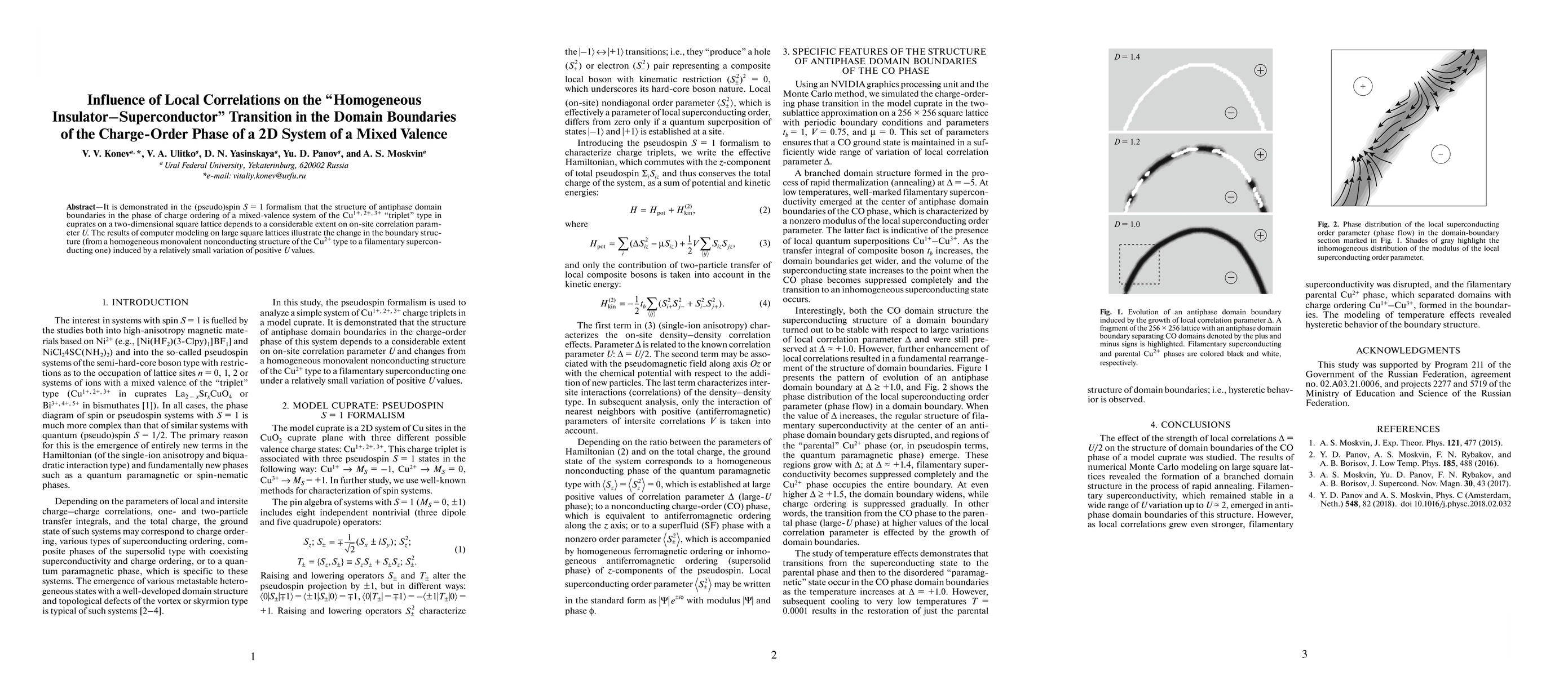 Thumbnail for Influence of Local Correlations on the "Homogeneous
  Insulator-Superconductor" Transition in the Domain Boundaries of the
  Charge-Order Phase of a 2D System of a Mixed Valence