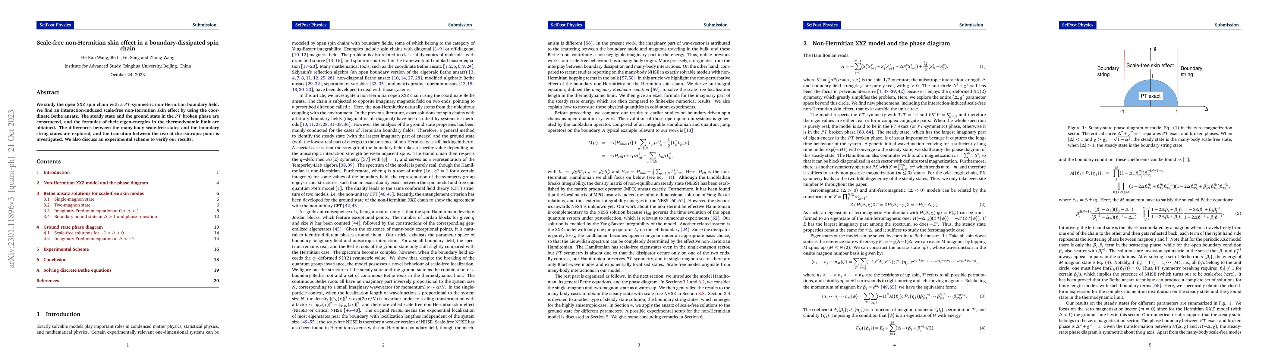 Thumbnail for Scale-free non-Hermitian skin effect in a boundary-dissipated spin chain