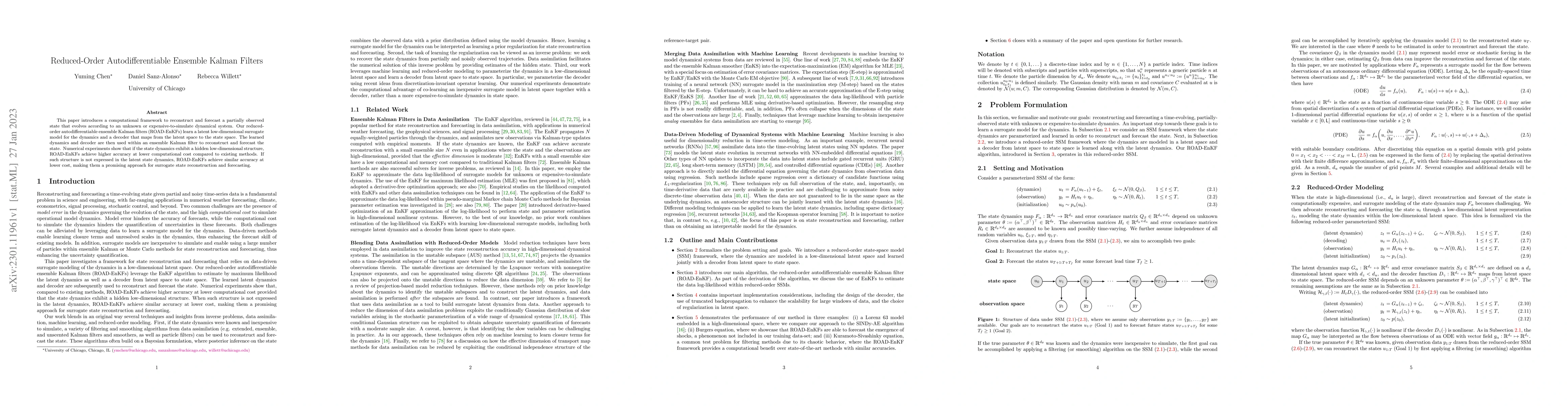 Thumbnail for Reduced-Order Autodifferentiable Ensemble Kalman Filters