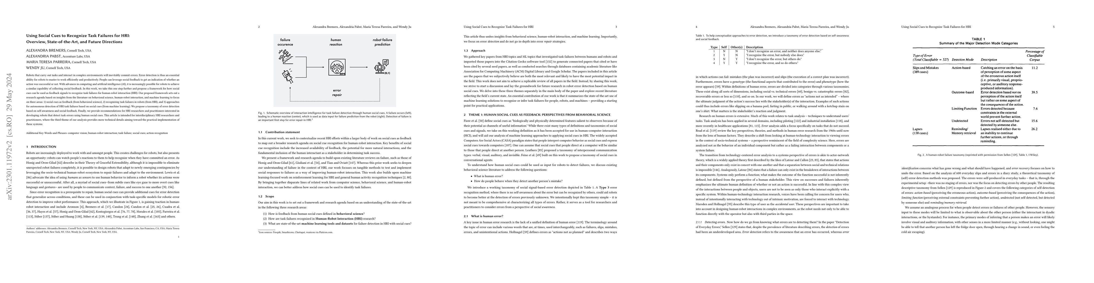 Thumbnail for Using Social Cues to Recognize Task Failures for HRI: Overview,
  State-of-the-Art, and Future Directions