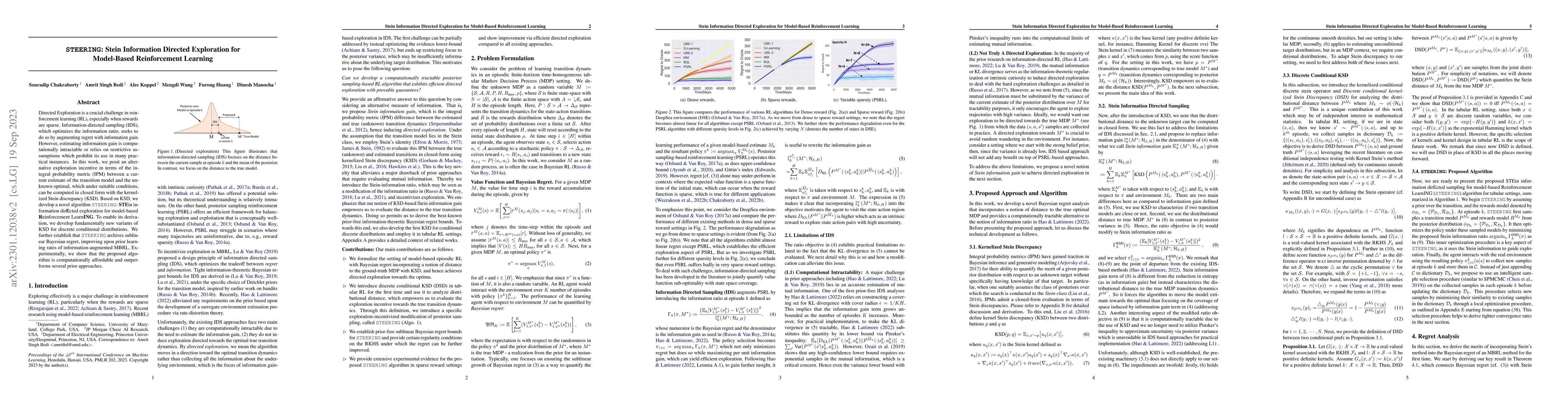 Thumbnail for STEERING: Stein Information Directed Exploration for Model-Based
  Reinforcement Learning