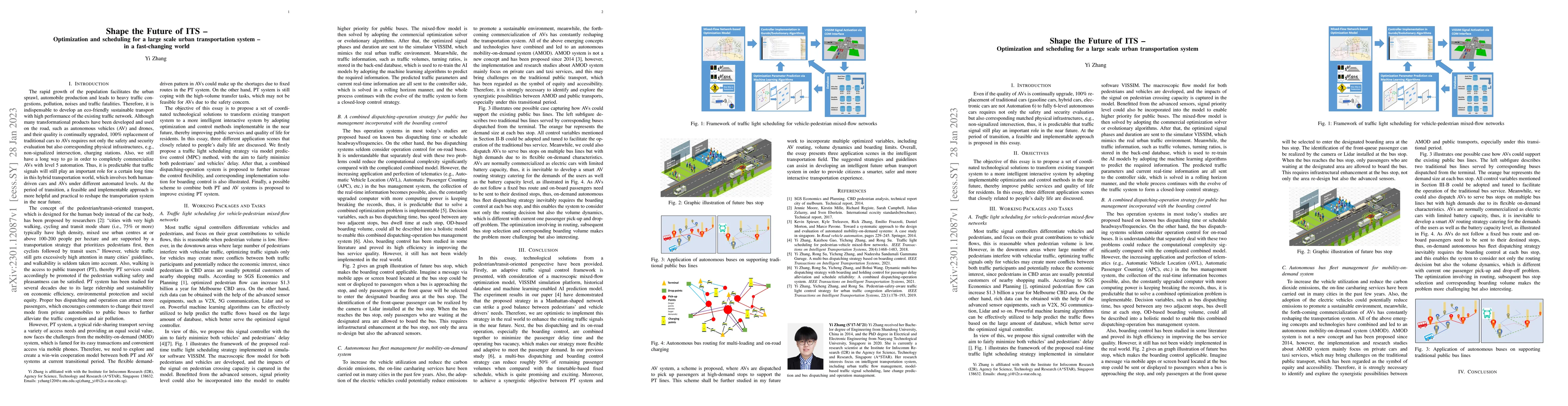 Thumbnail for Optimization and scheduling for a large scale urban transportation
  system in a fast-changing world
