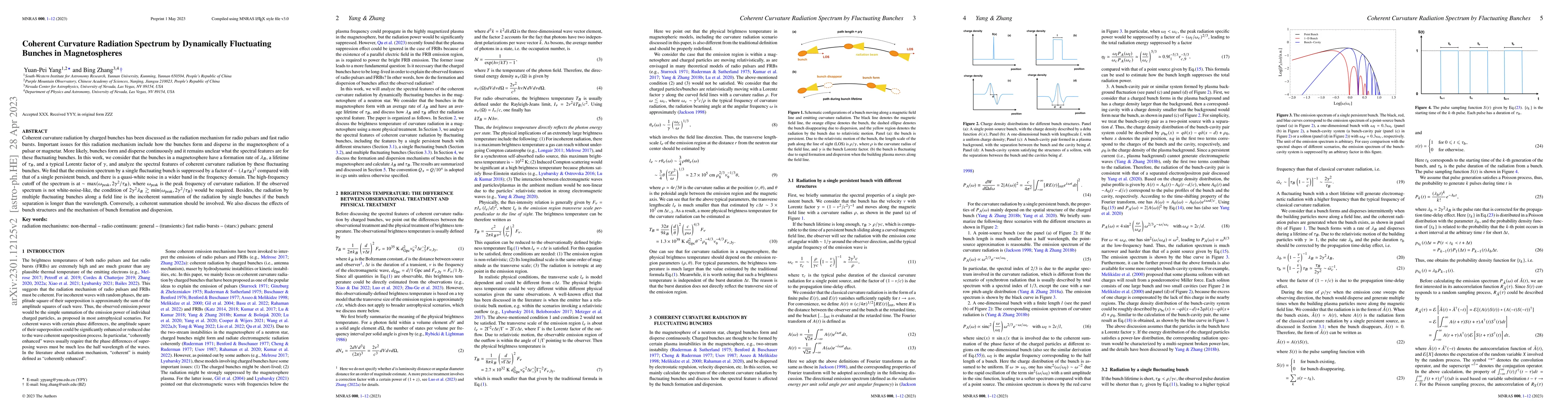 Thumbnail for Coherent Curvature Radiation Spectrum by Dynamically Fluctuating Bunches
  in Magnetospheres