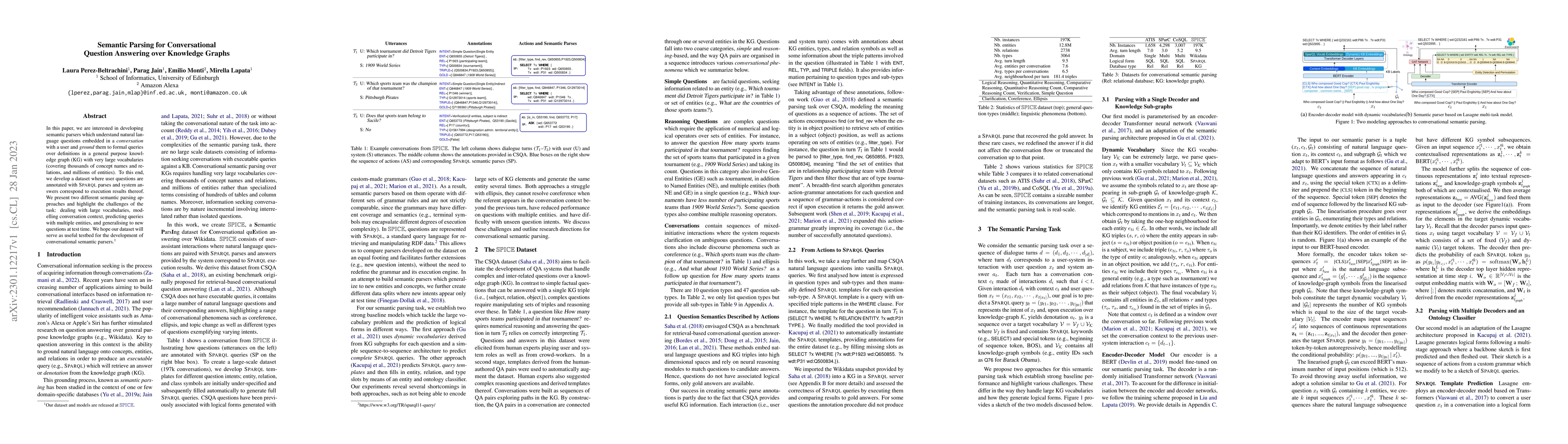 Thumbnail for Semantic Parsing for Conversational Question Answering over Knowledge
  Graphs