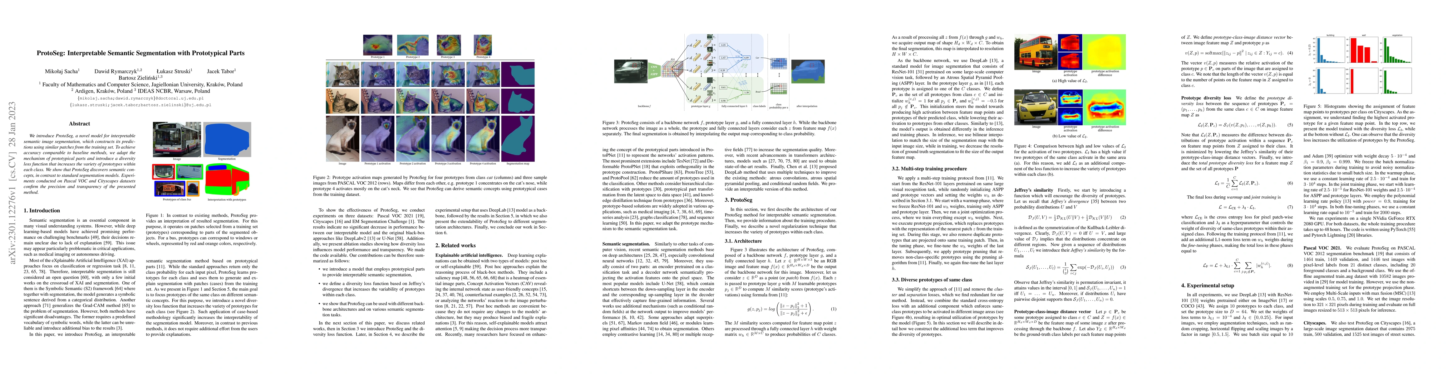 Thumbnail for ProtoSeg: Interpretable Semantic Segmentation with Prototypical Parts