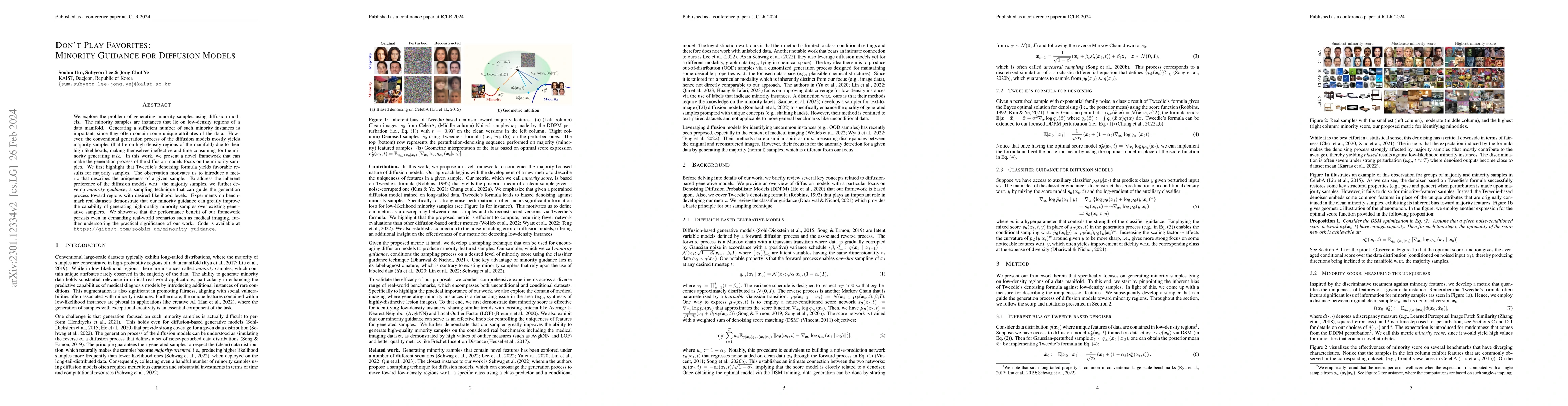 Thumbnail for Don't Play Favorites: Minority Guidance for Diffusion Models