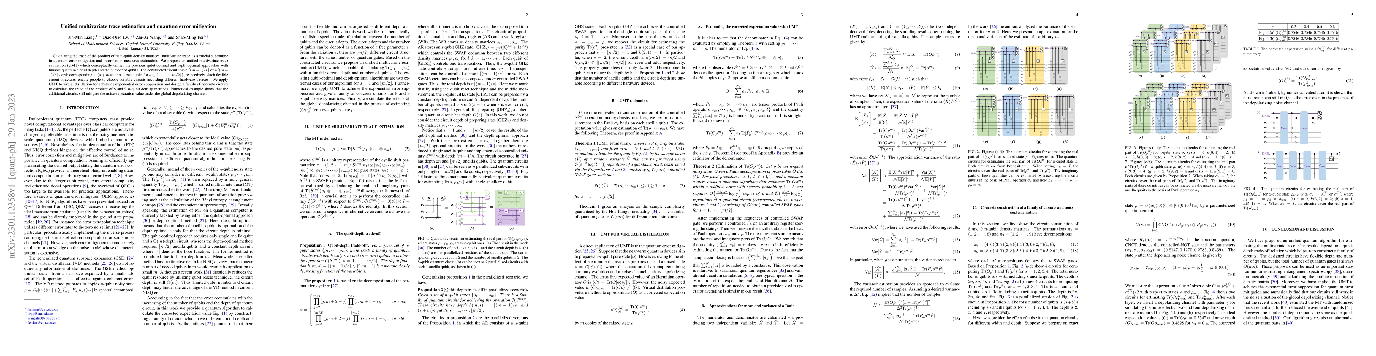 Thumbnail for Unified multivariate trace estimation and quantum error mitigation
