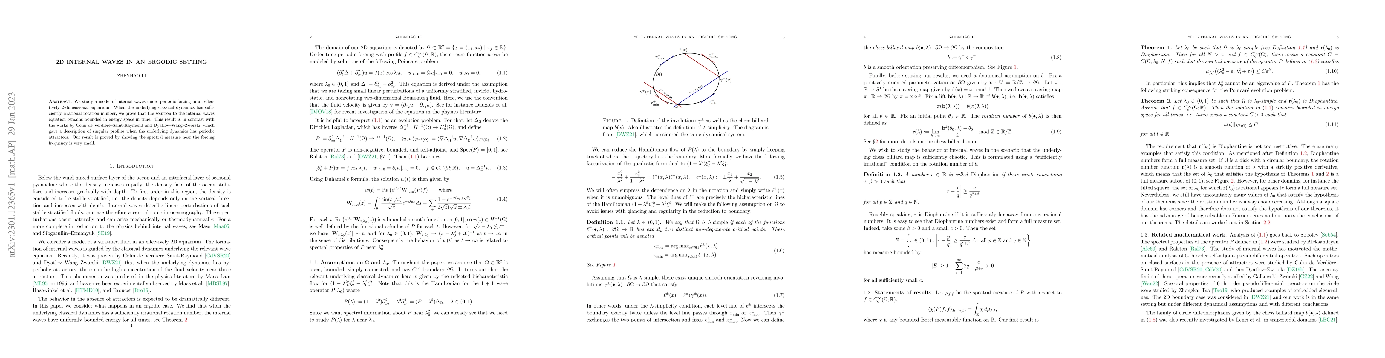 Thumbnail for 2D internal waves in an ergodic setting
