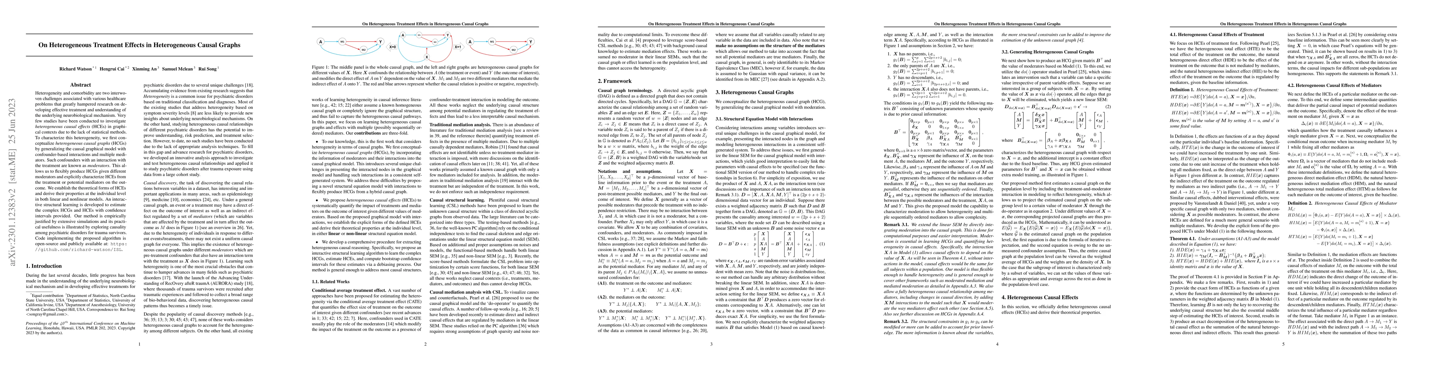 Thumbnail for On Heterogeneous Treatment Effects in Heterogeneous Causal Graphs