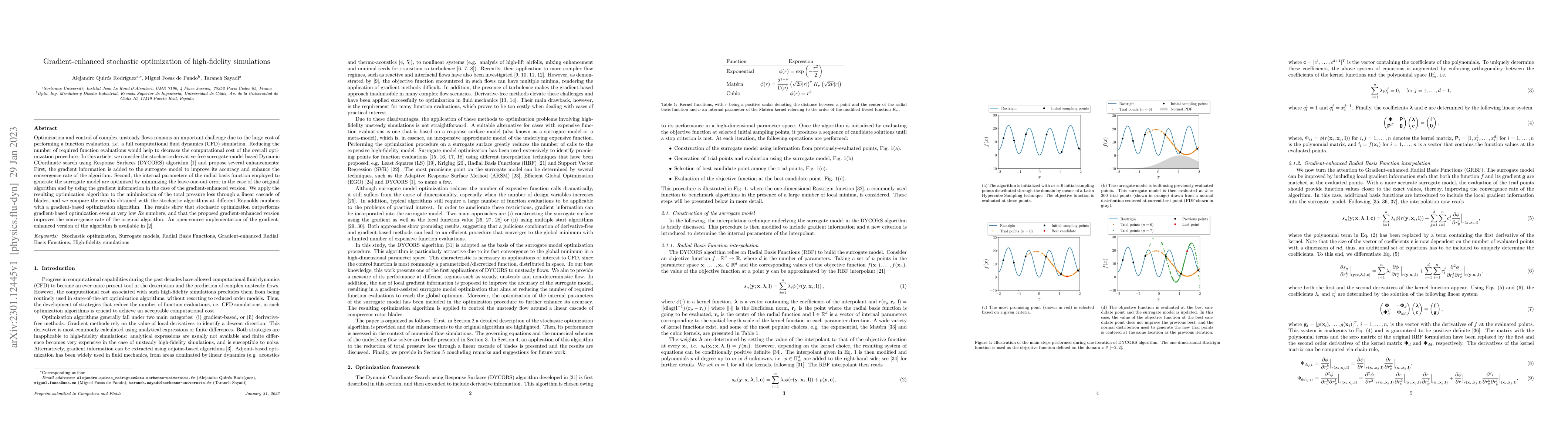 Thumbnail for Gradient-enhanced stochastic optimization of high-fidelity simulations
