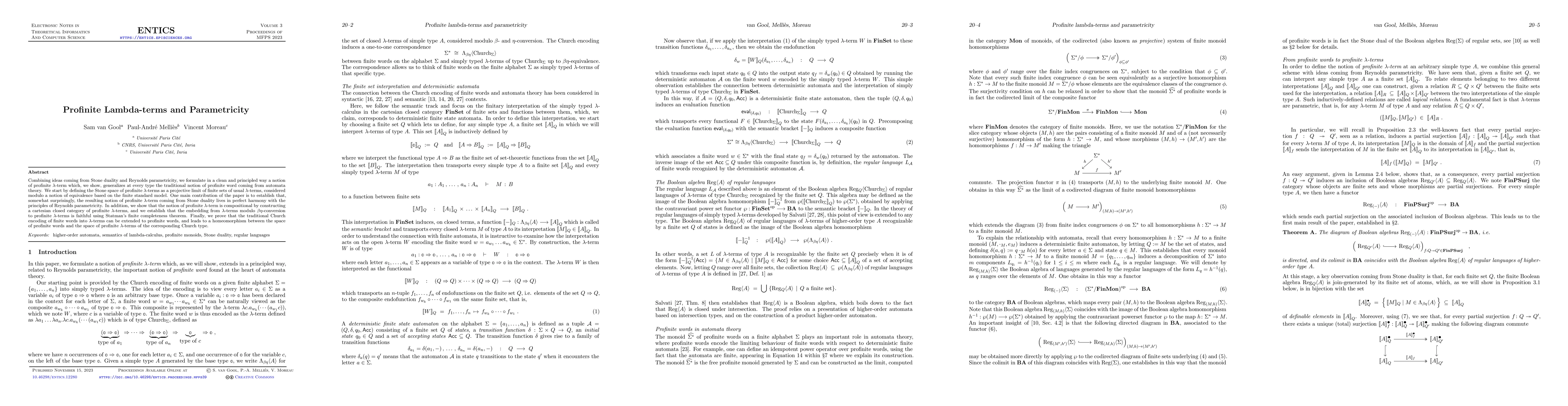 Thumbnail for Profinite lambda-terms and parametricity