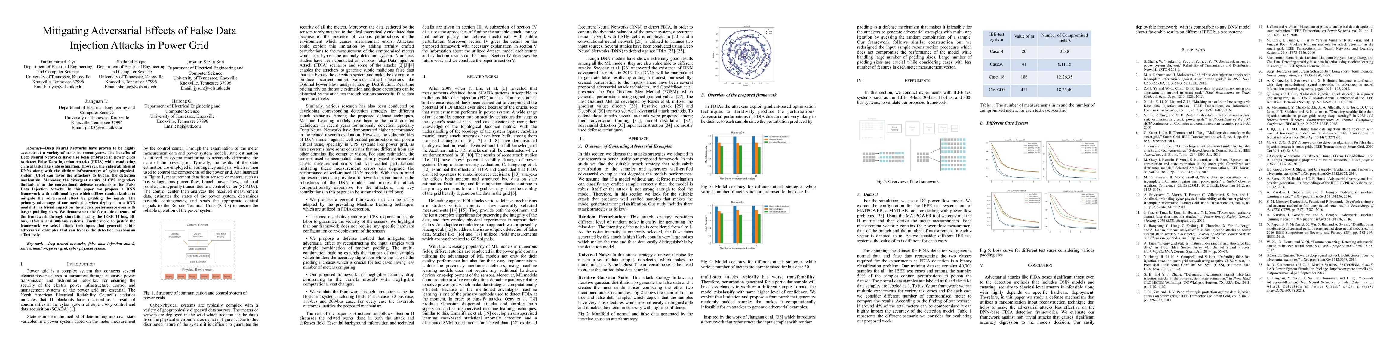 Thumbnail for Mitigating Adversarial Effects of False Data Injection Attacks in Power
  Grid
