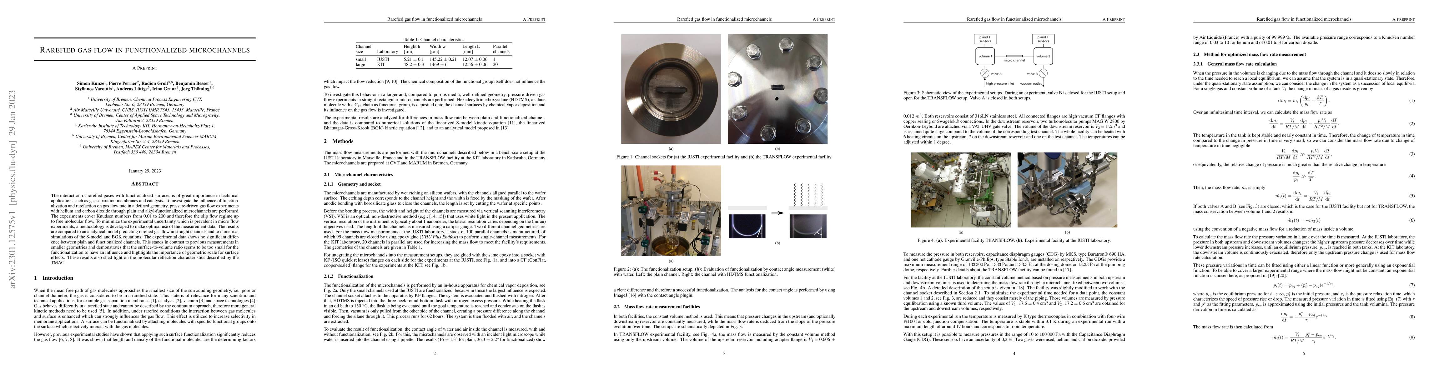 Thumbnail for Rarefied gas flow in functionalized microchannels