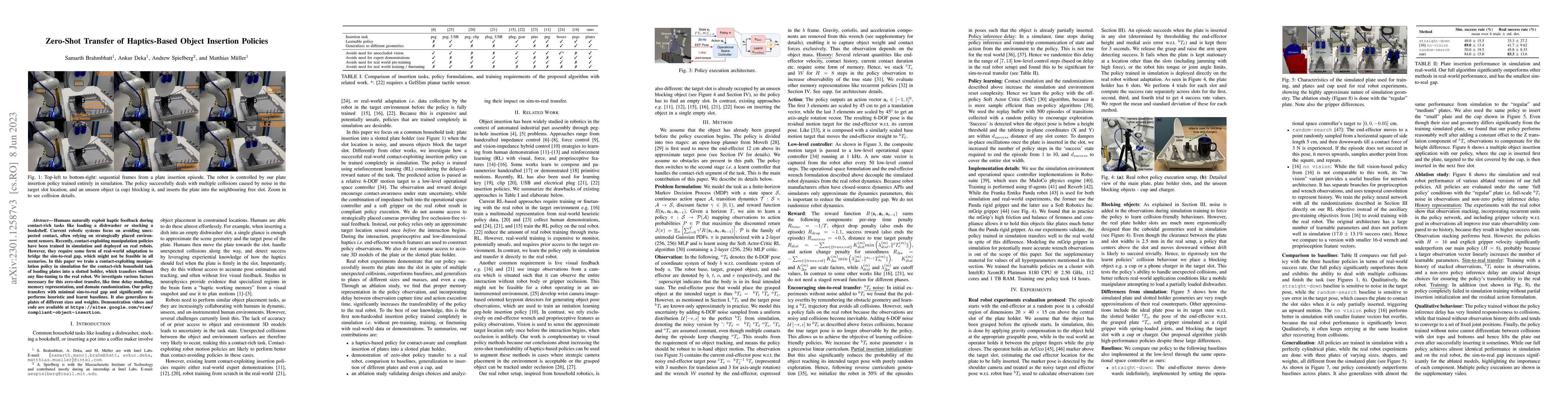 Thumbnail for Zero-Shot Transfer of Haptics-Based Object Insertion Policies