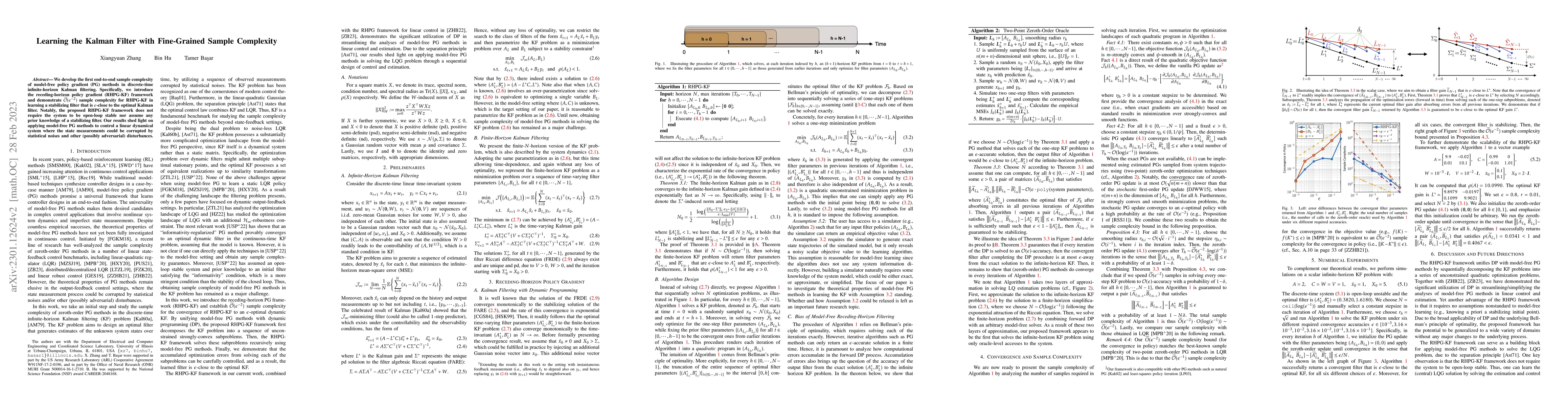Thumbnail for Learning the Kalman Filter with Fine-Grained Sample Complexity