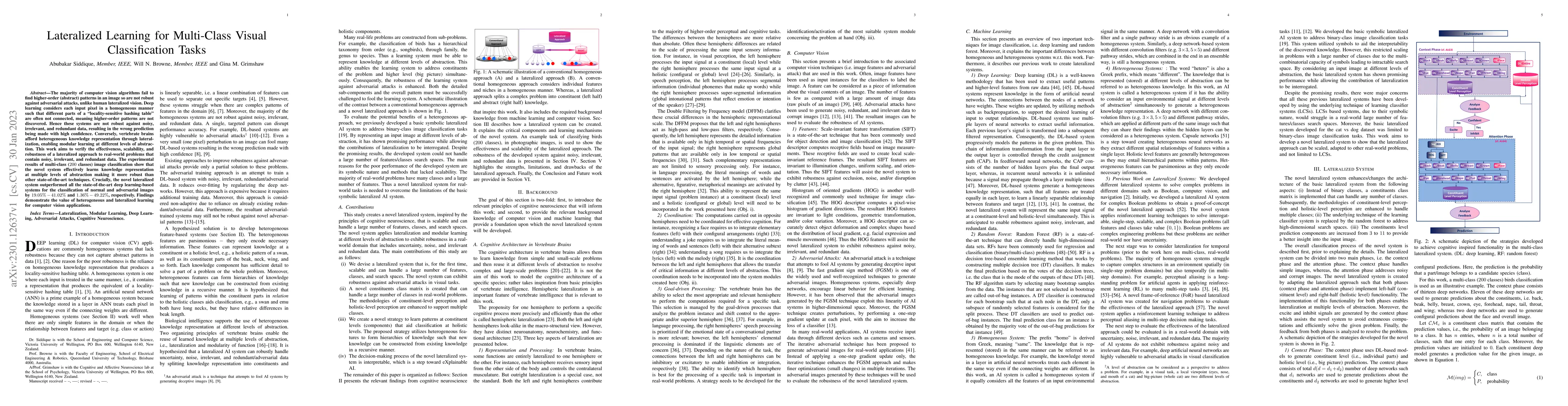 Thumbnail for Lateralized Learning for Multi-Class Visual Classification Tasks