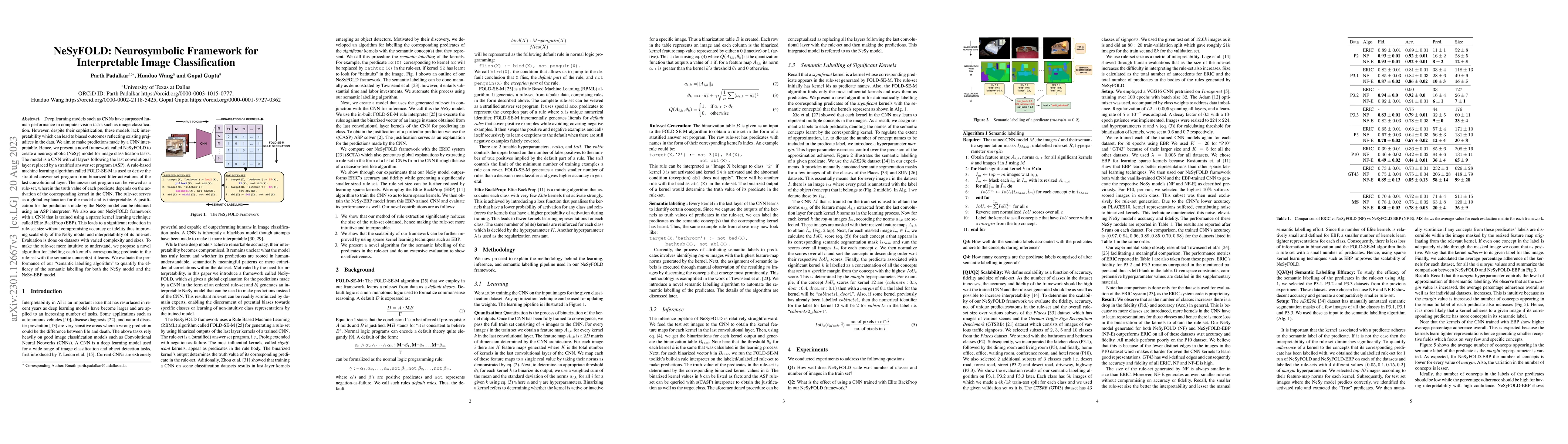 Thumbnail for NeSyFOLD: Neurosymbolic Framework for Interpretable Image Classification