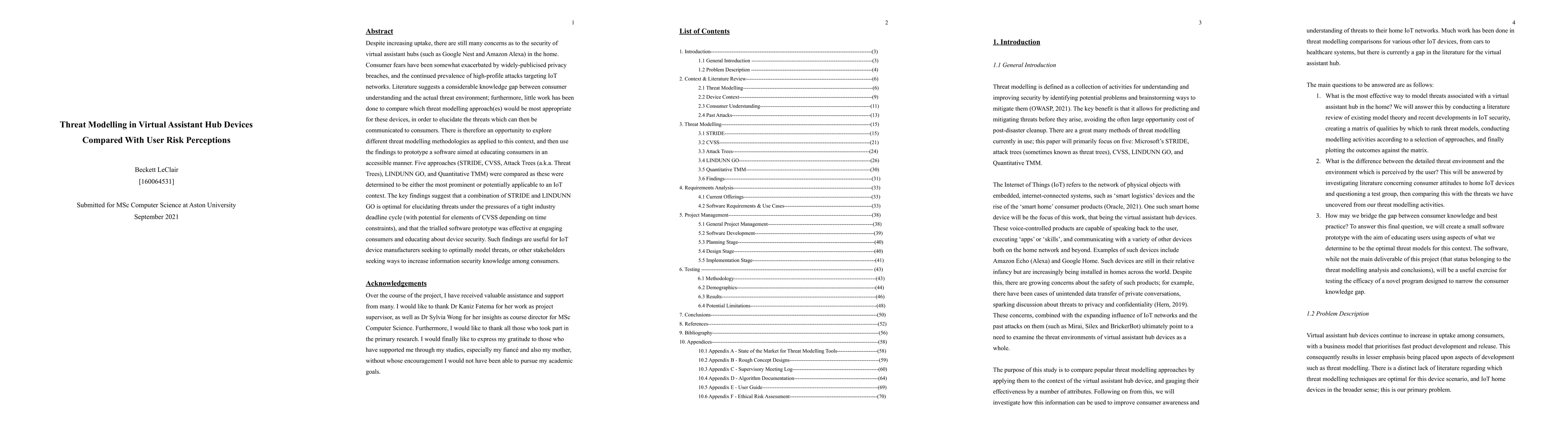 Thumbnail for Threat Modelling in Virtual Assistant Hub Devices Compared With User
  Risk Perceptions (2021)