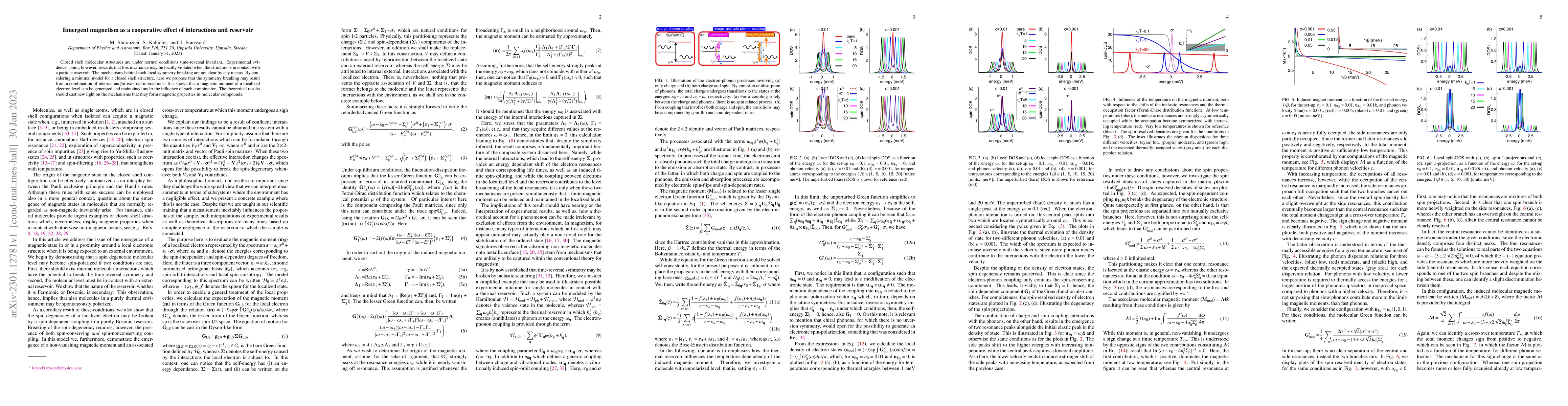 Thumbnail for Emergent magnetism as a cooperative effect of interactions and reservoir