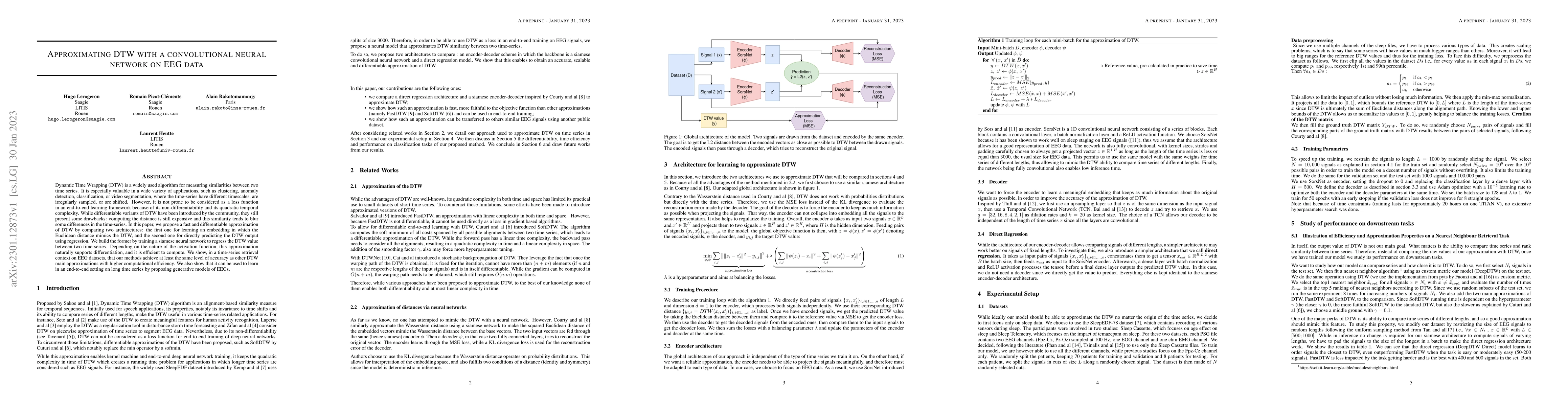 Thumbnail for Approximating DTW with a convolutional neural network on EEG data
