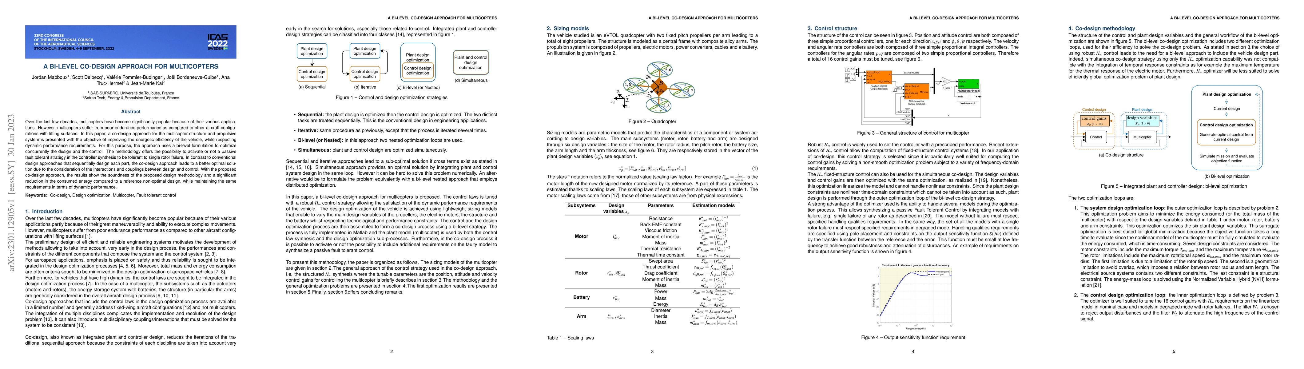Thumbnail for A bi-level co-design approach for multicopters