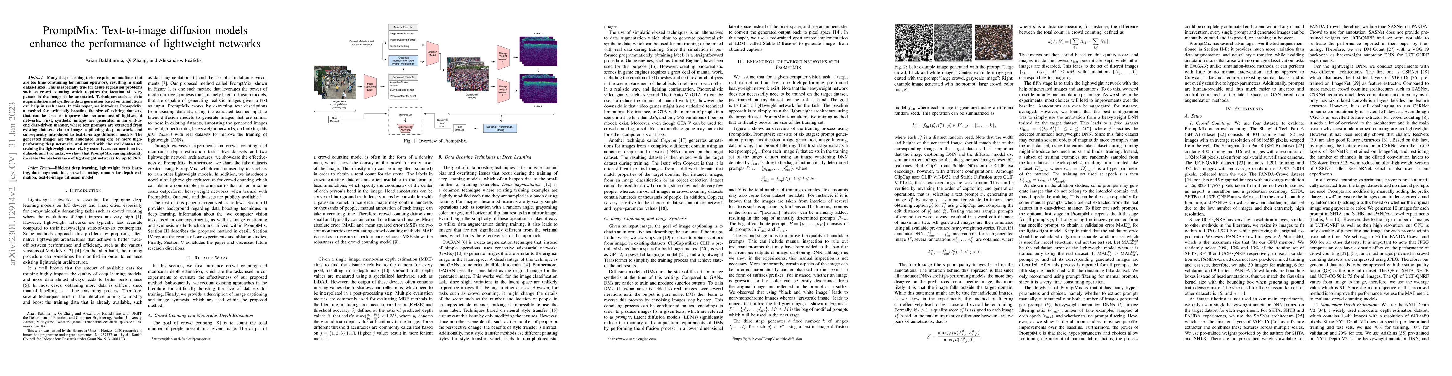 Thumbnail for PromptMix: Text-to-image diffusion models enhance the performance of
  lightweight networks