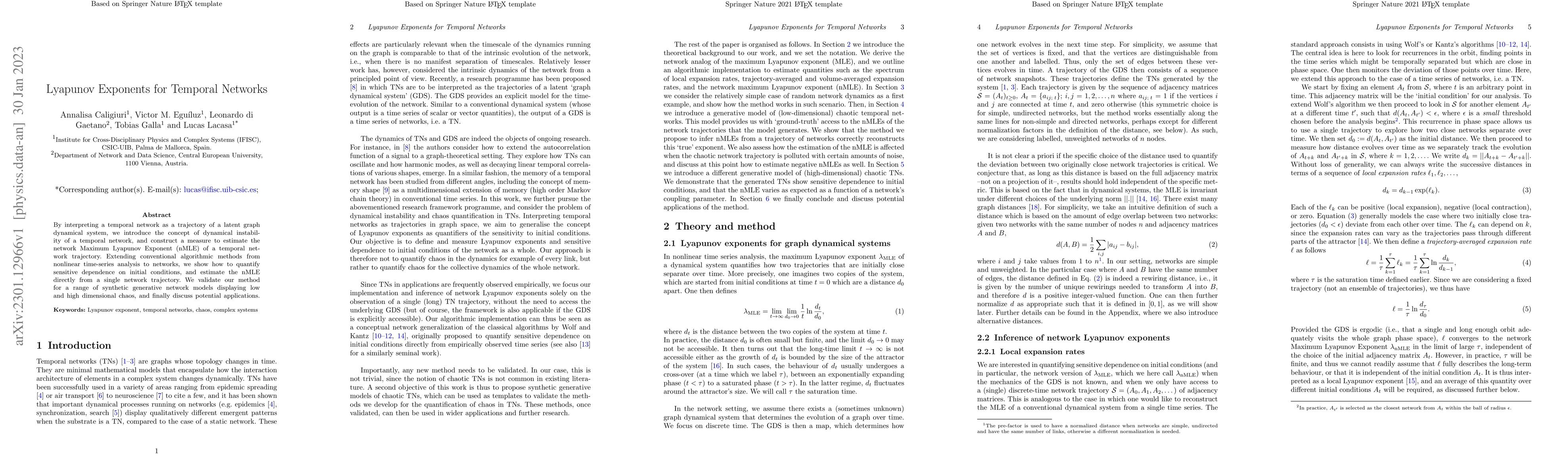 Thumbnail for Lyapunov Exponents for Temporal Networks