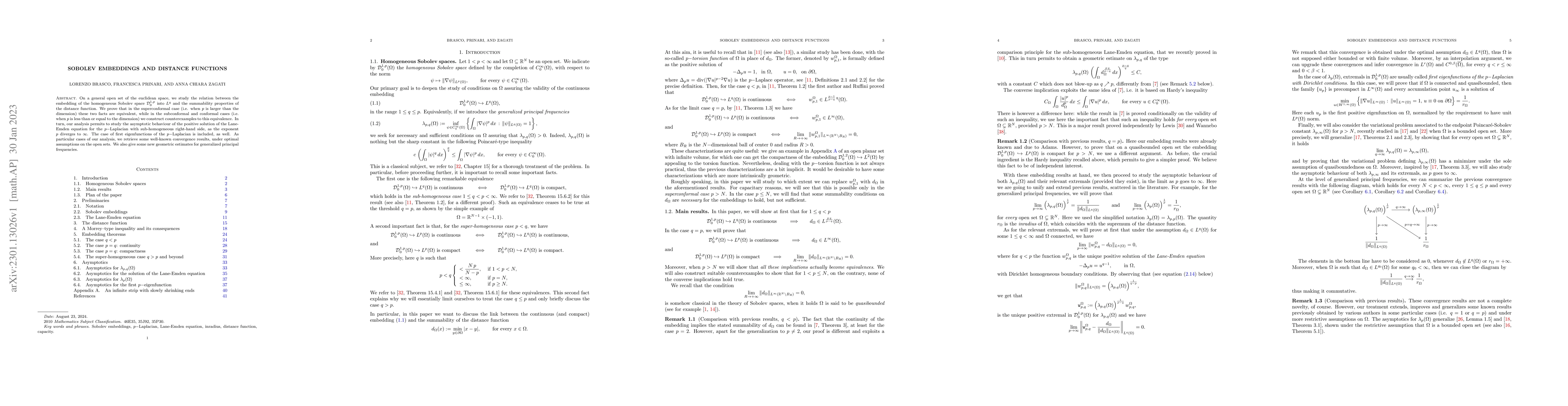 Thumbnail for Sobolev embeddings and distance functions