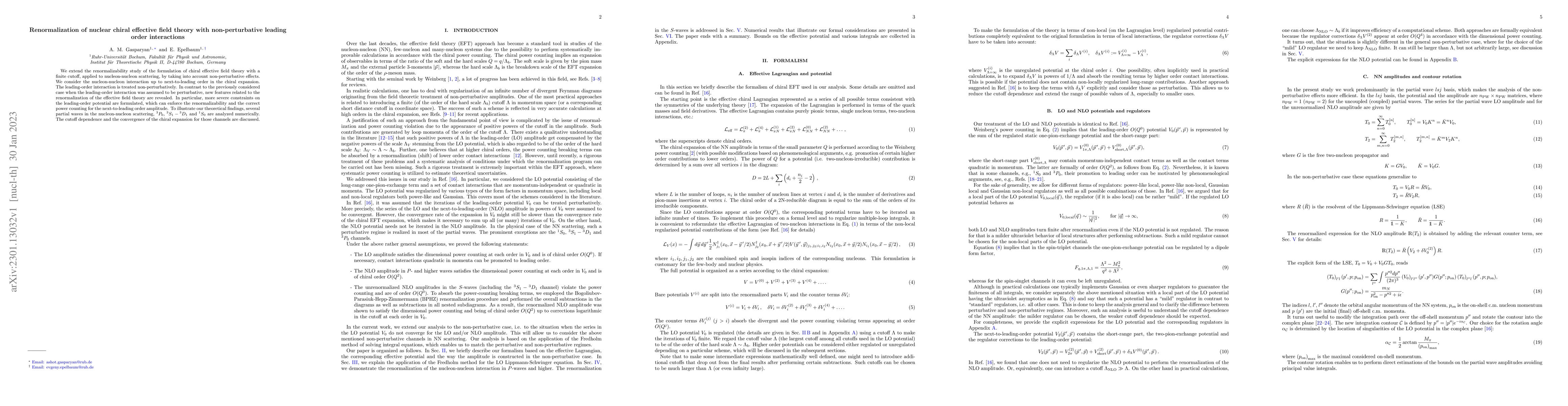 Thumbnail for Renormalization of nuclear chiral effective field theory with
  non-perturbative leading order interactions