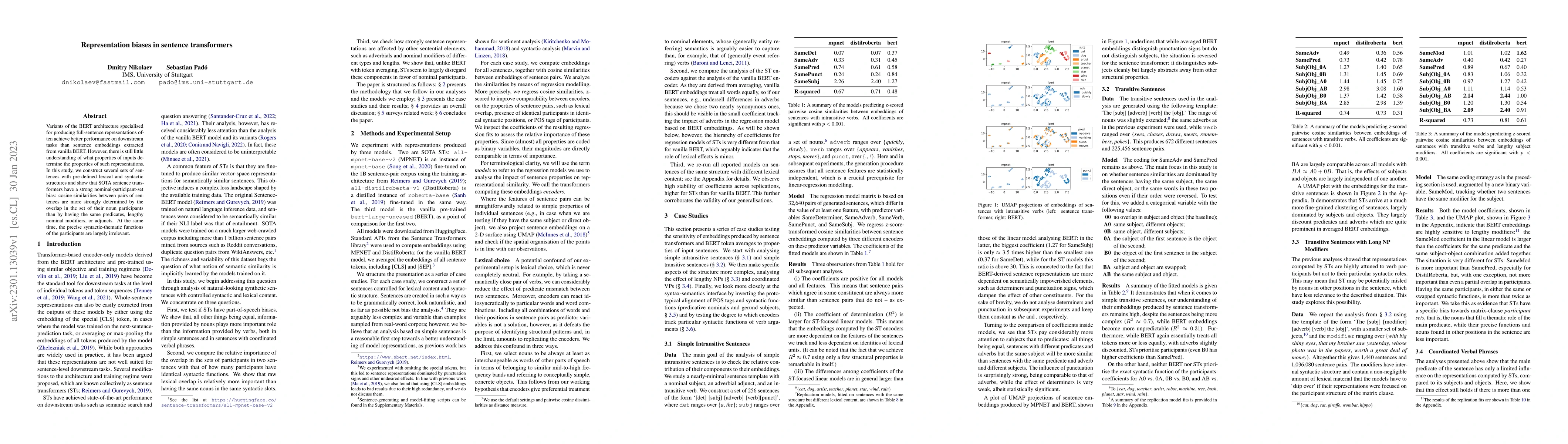 Thumbnail for Representation biases in sentence transformers