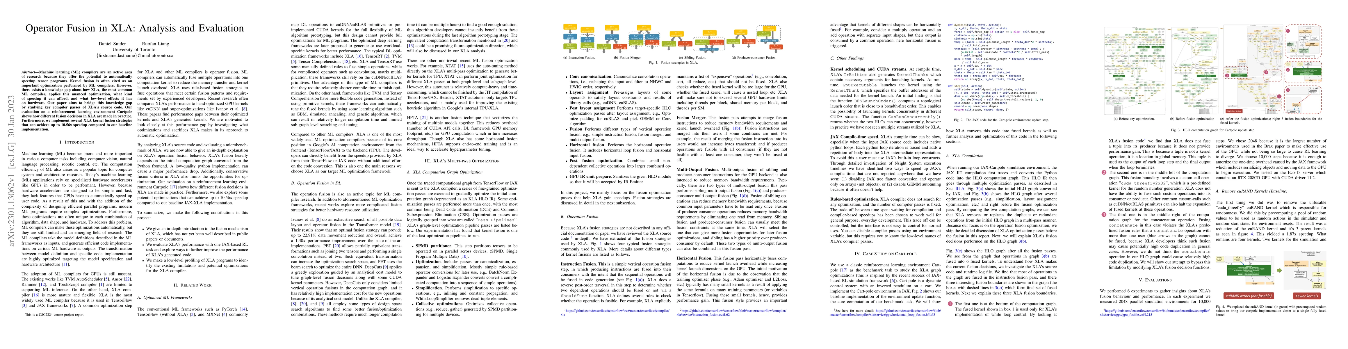 Thumbnail for Operator Fusion in XLA: Analysis and Evaluation