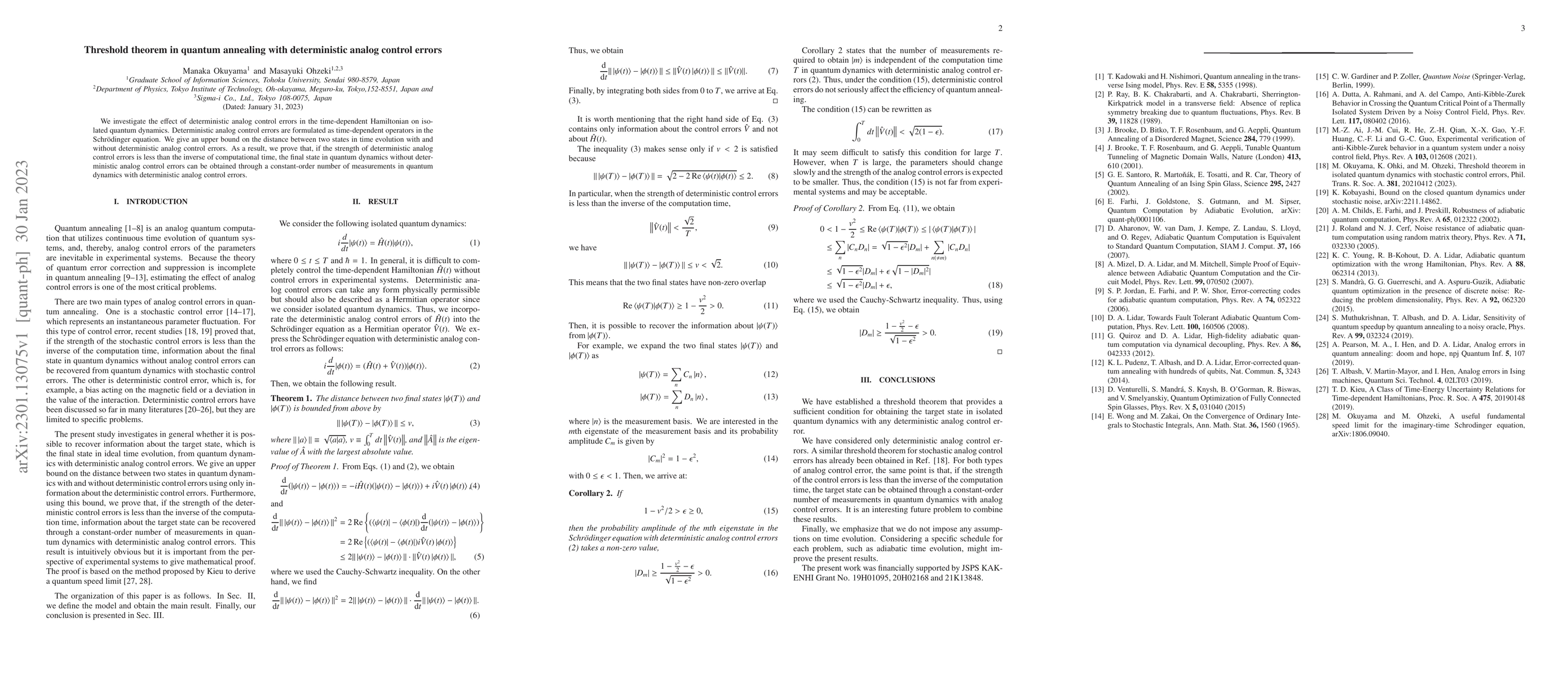 Thumbnail for Threshold theorem in quantum annealing with deterministic analog control
  errors