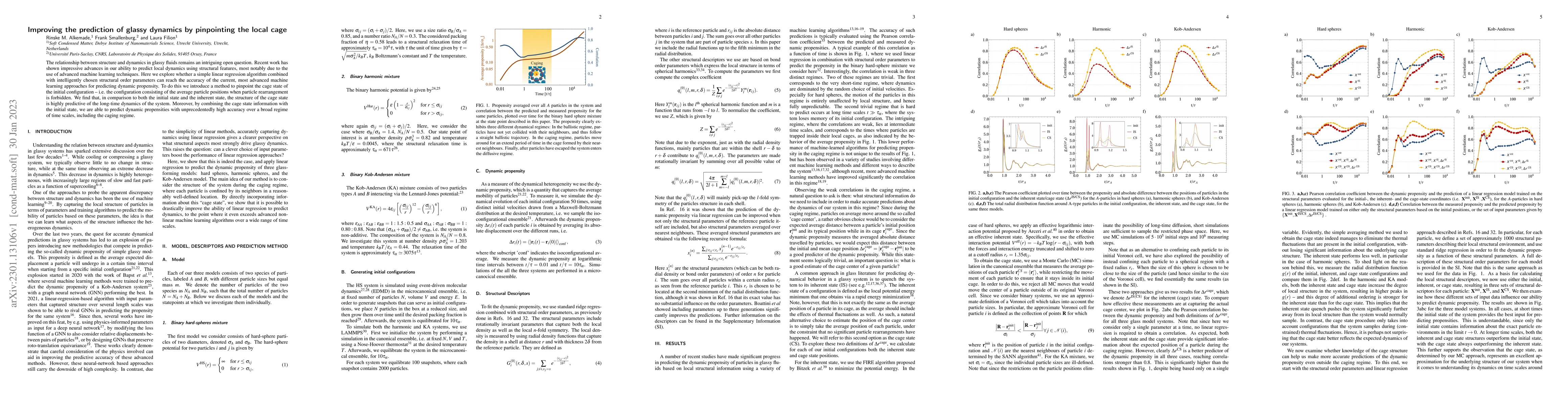 Thumbnail for Improving the prediction of glassy dynamics by pinpointing the local
  cage