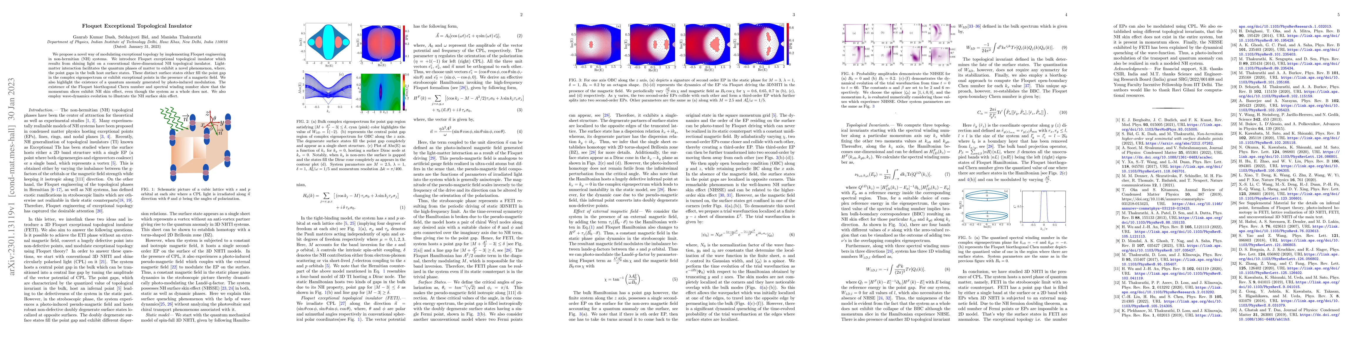 Thumbnail for Floquet Exceptional Topological Insulator