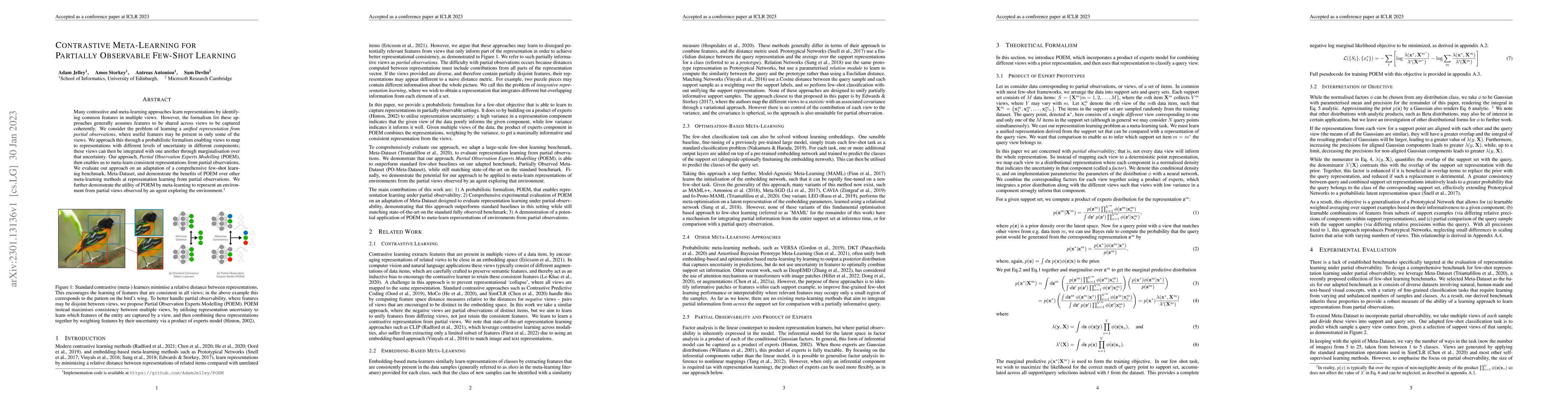 Thumbnail for Contrastive Meta-Learning for Partially Observable Few-Shot Learning