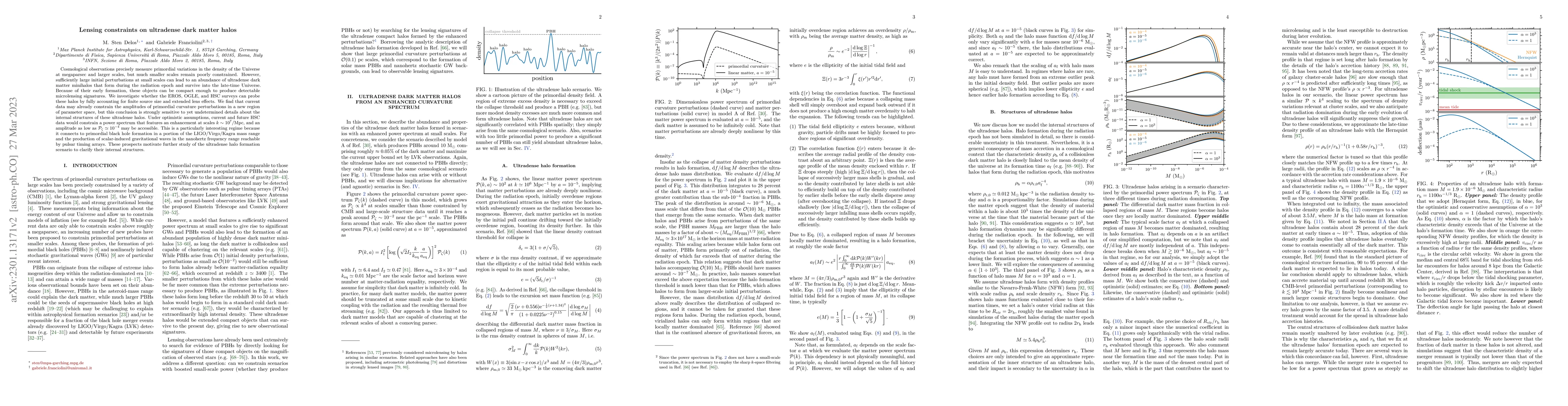 Thumbnail for Lensing constraints on ultradense dark matter halos
