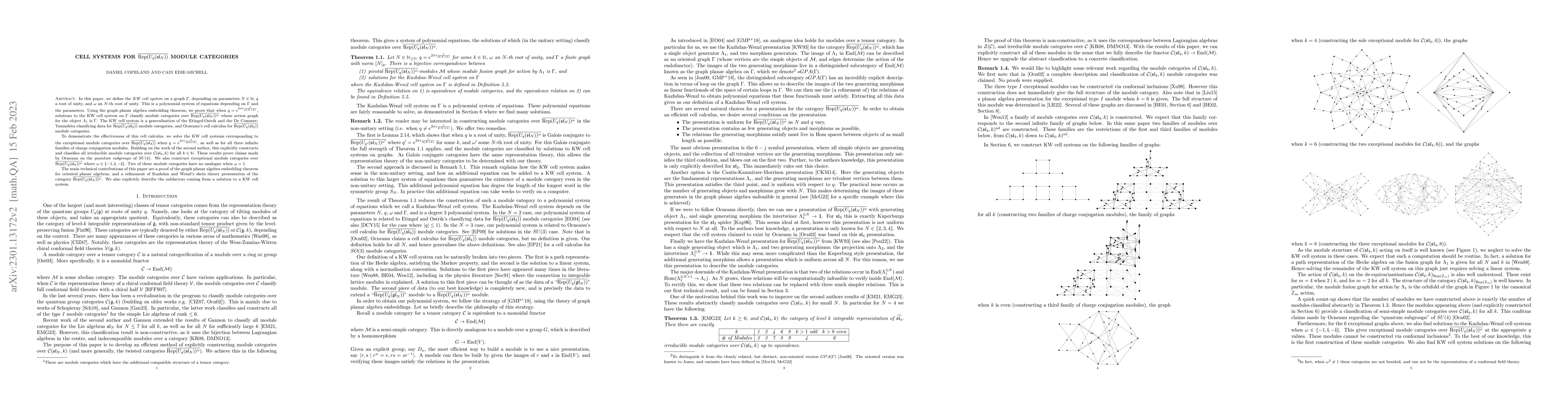 Thumbnail for Cell Systems for $\overline{\operatorname{Rep}(U_q(\mathfrak{sl}_N))}$
  Module Categories