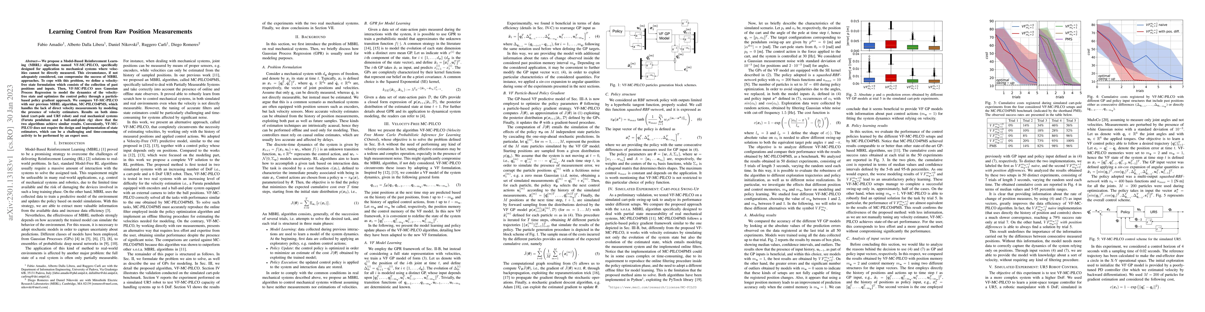 Thumbnail for Learning Control from Raw Position Measurements