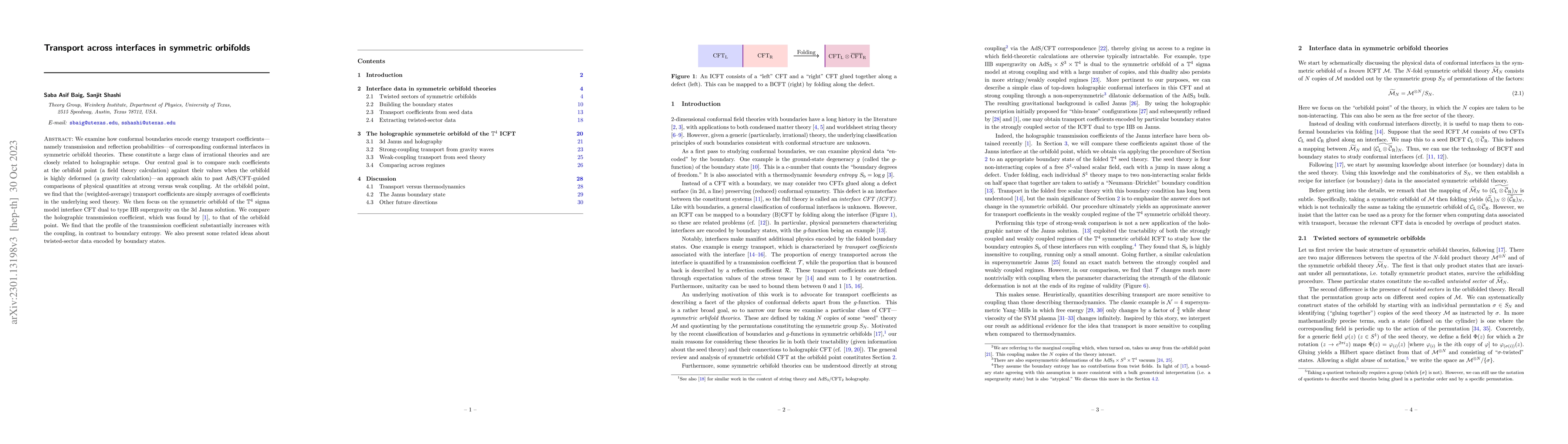 Thumbnail for Transport across interfaces in symmetric orbifolds