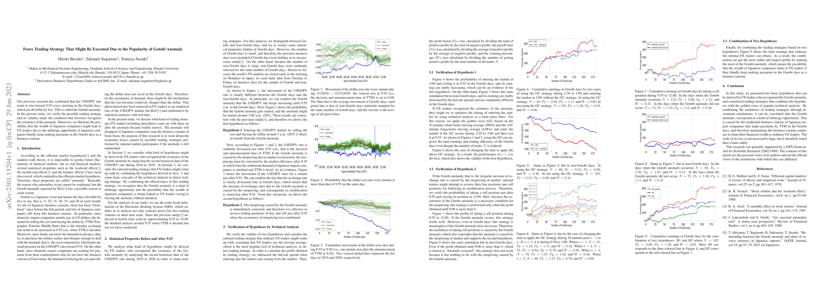 Thumbnail for Forex Trading Strategy That Might Be Executed Due to the Popularity of
  Gotobi Anomaly