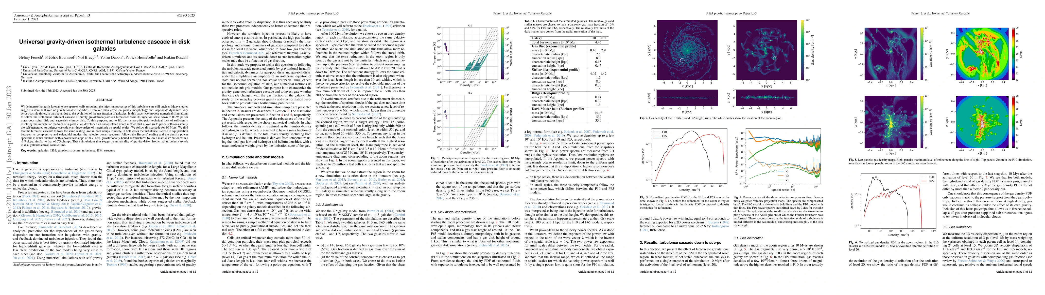 Thumbnail for Universal gravity-driven isothermal turbulence cascade in disk galaxies