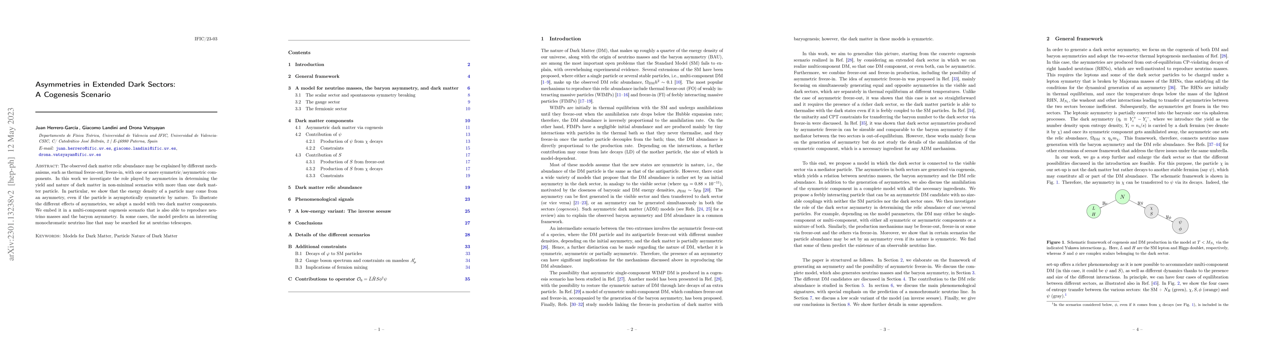 Thumbnail for Asymmetries in Extended Dark Sectors: A Cogenesis Scenario
