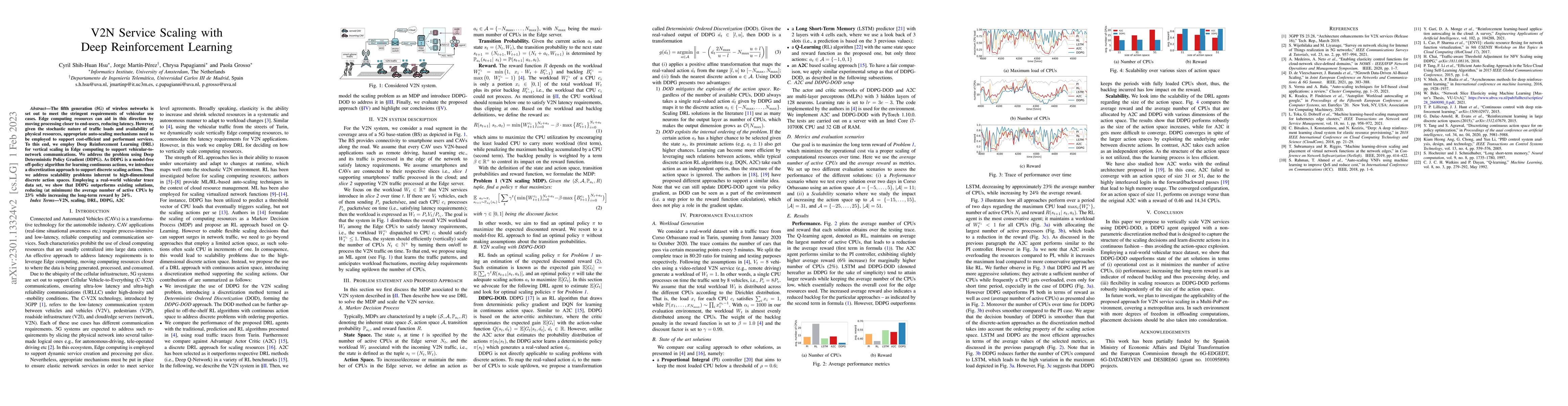 Thumbnail for V2N Service Scaling with Deep Reinforcement Learning