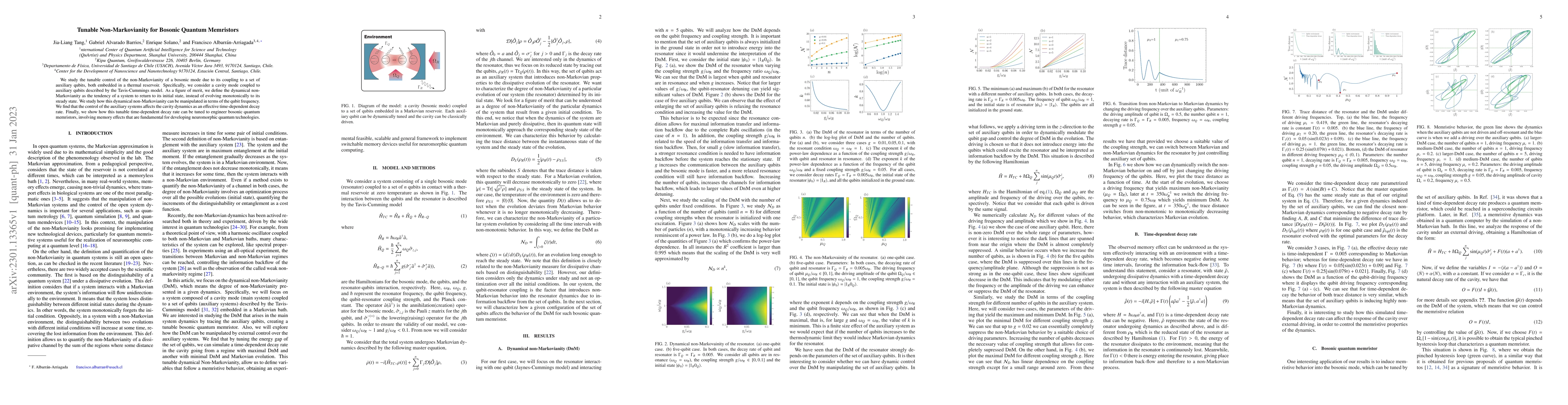 Thumbnail for Tunable Non-Markovianity for Bosonic Quantum Memristors