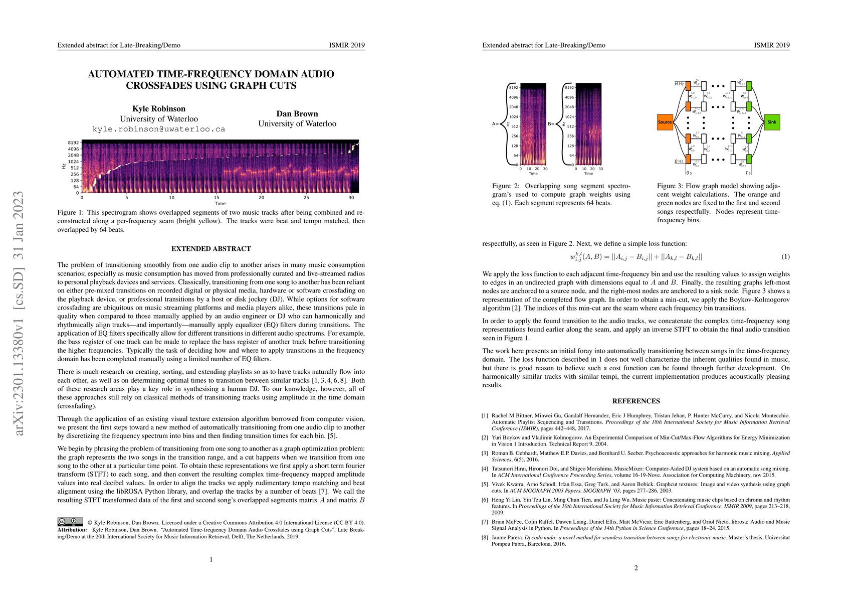 Thumbnail for Automated Time-frequency Domain Audio Crossfades using Graph Cuts