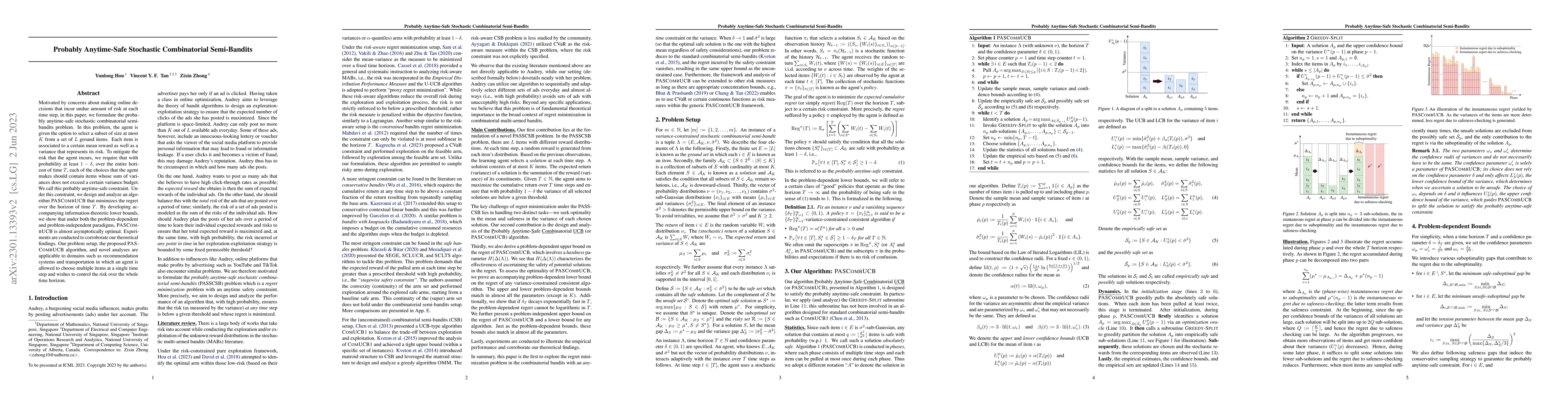 Thumbnail for Probably Anytime-Safe Stochastic Combinatorial Semi-Bandits